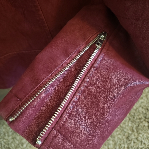 NWOT Maroon Jacket size M - Picture 5 of 14